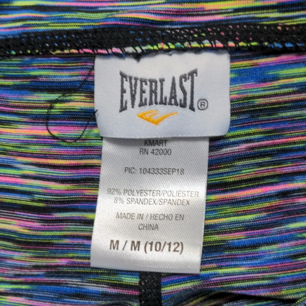 NWOT Girl's Everlast 2 Piece Athletic Set